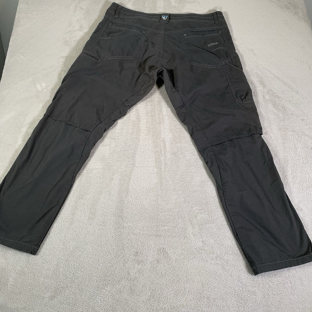 Kuhl Konfidant Air Pants 38x30 Dark Gray Hiking Outdoors Cargo Stretch 5098 - Picture 15 of 16